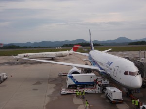 ボーイング787 広島空港に来たぁ ブログ 広島市佐伯区五日市 安佐南区 廿日市市のお部屋探し